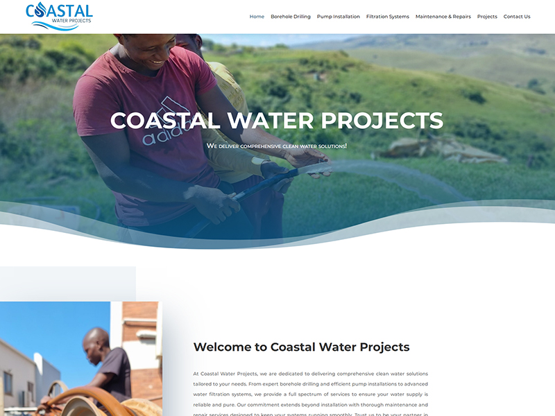 Websites with Hosting - CMS Coastal Water Website