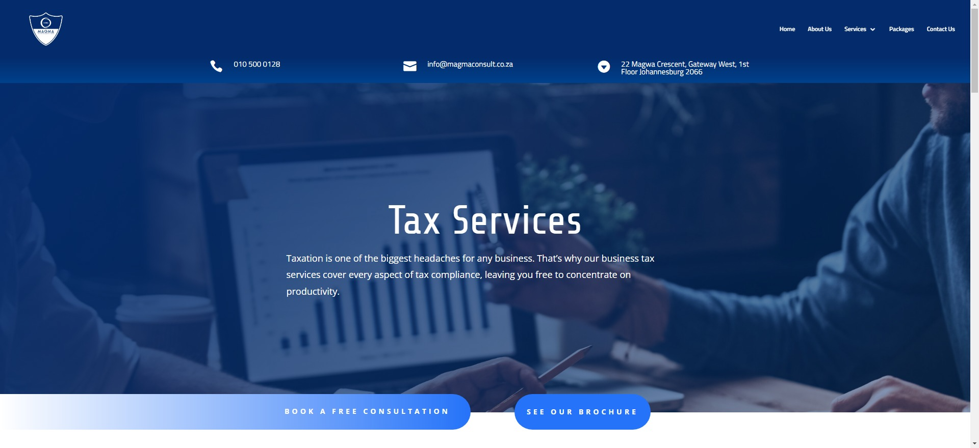 Business Website Design - Services