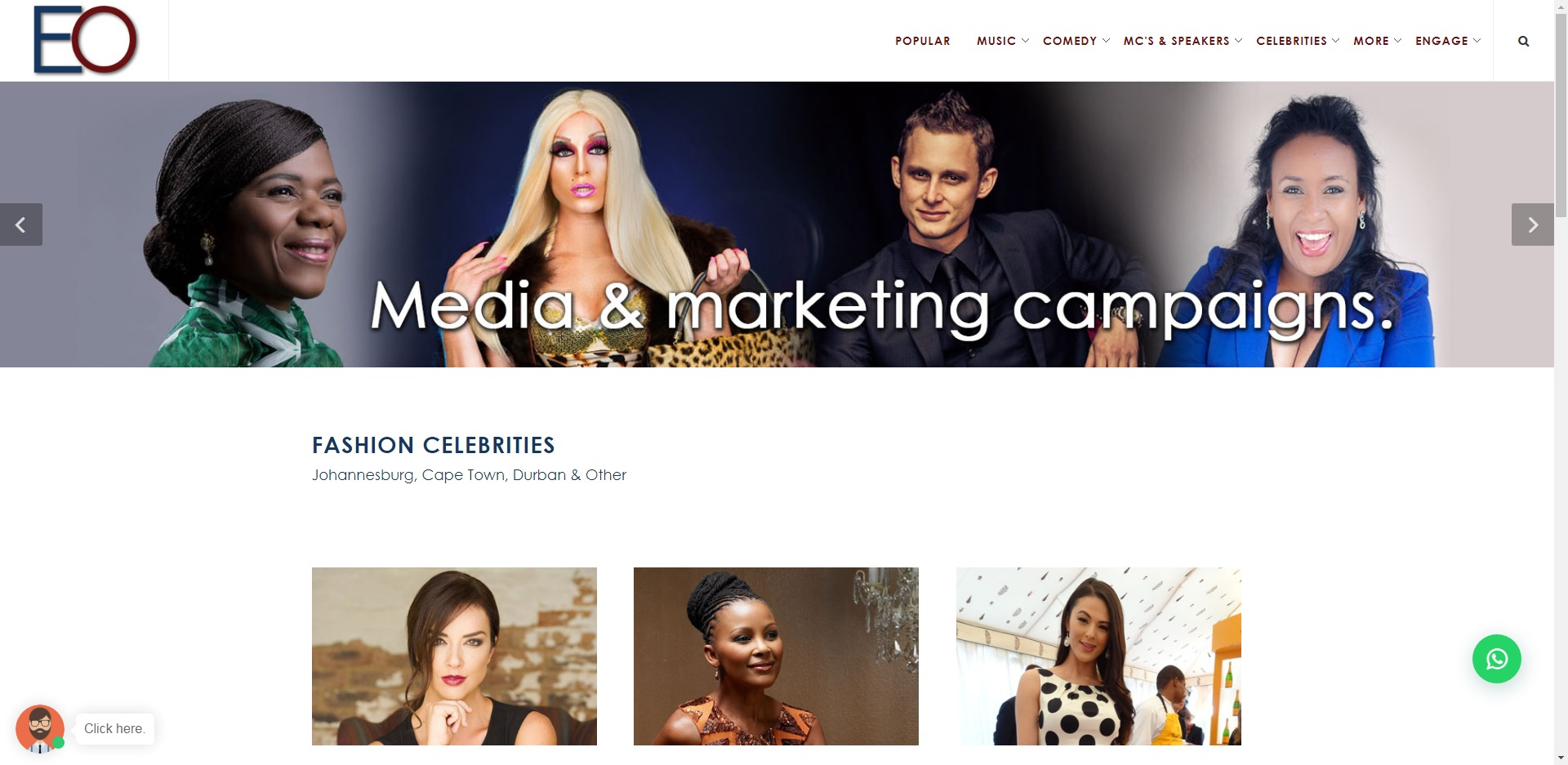 HTML Website Design - Fashion Category